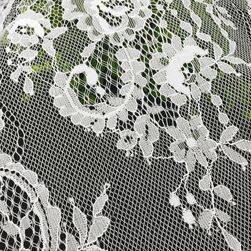 Lace Fabric Nylon Thread Wave Nylon for Bridal Wholesale Supplier 4